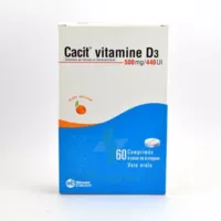 Cacit Vitamine D3 500 Mg/440 Ui, Comprimé à Sucer Ou à Croquer à Auterive