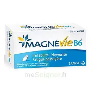Magnevie B6 100 Mg/10 Mg Comprimés Pelliculés Plaq/60 à Auterive