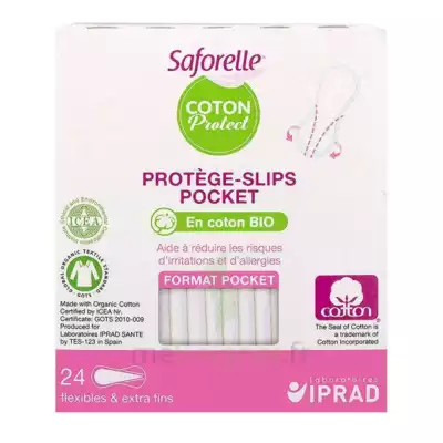 Saforelle Coton Protect Protège-slip Pocket B/24 à Auterive