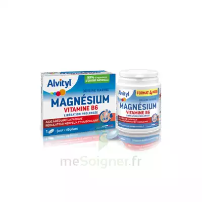 Alvityl Magnésium Vitamine B6 Libération Prolongée Comprimés Lp B/45 à Auterive